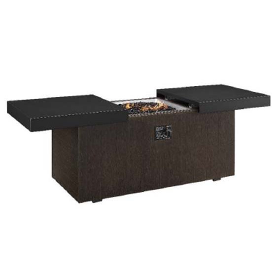 P&H Functional Rectangle Fire Table Distinctly Patio