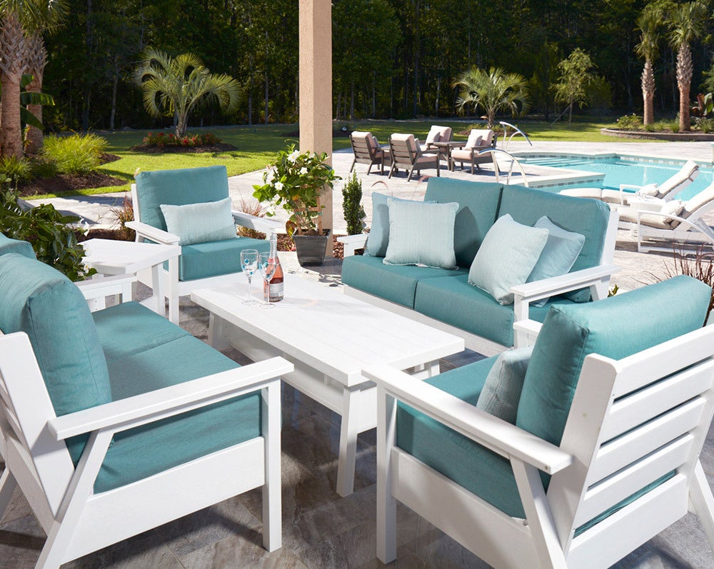 High back deep seating patio furniture best sale